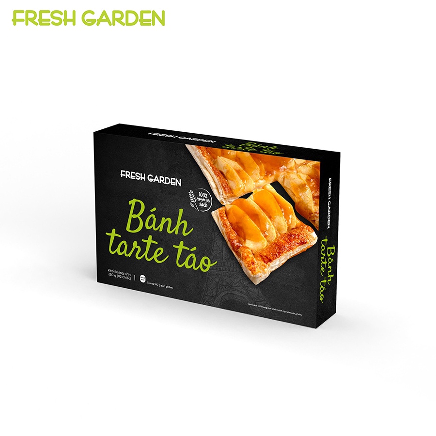 Bánh Tart FRESH GARDEN Nhân Táo Giàu Dinh Dưỡng Hương Vị Thơm Ngon 250g