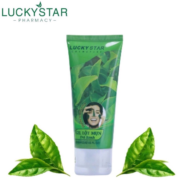 Gel lột mụn  trà xanh Lucky Star 60ml