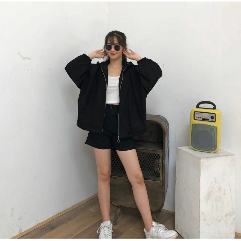 Áo khoác nỉ ❤ Áo Hoodie tay bồng Ulzzang Unisex Form Rộng Sayhey Clothing