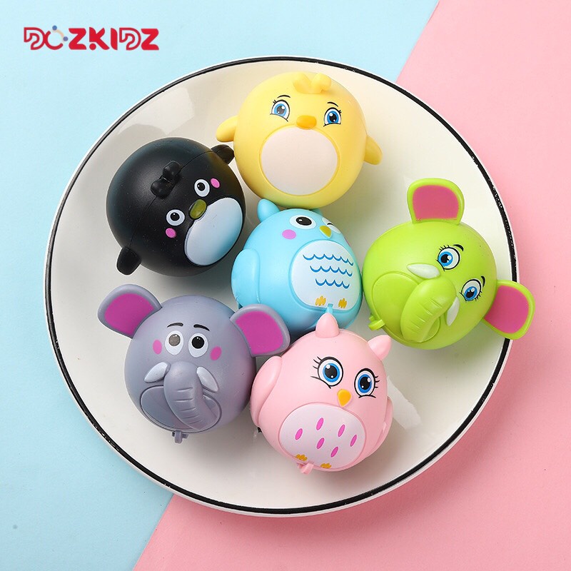Đồ chơi, bộ 3 con vật chạy đà ngộ nghĩnh mini size, đồ chơi cho bé từ 6 tháng tuổi trở lên - DOZKIDZ