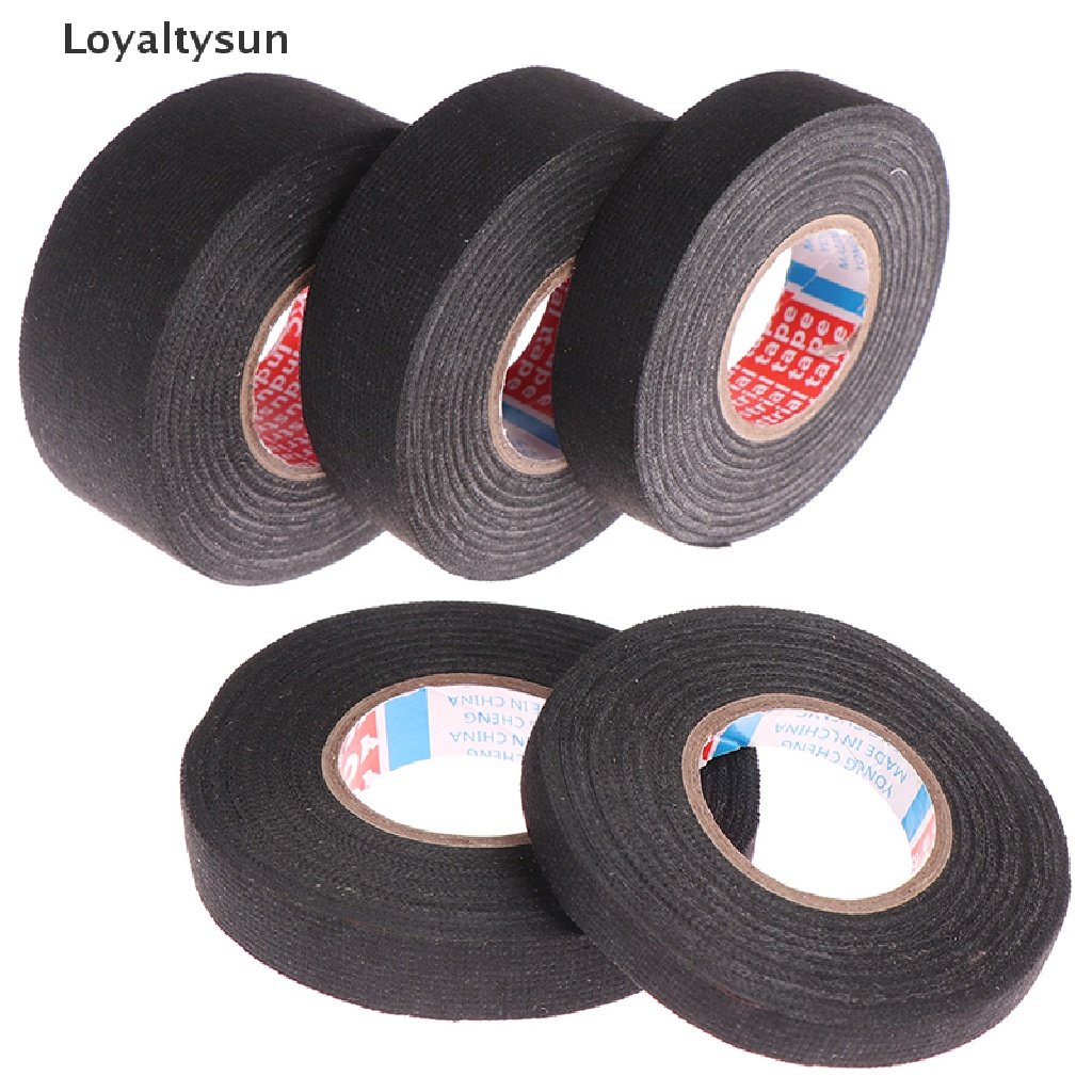 Cuộn băng keo quấn dây điện flannel cách nhiệt chống cháy 15mm mới tiện lợi