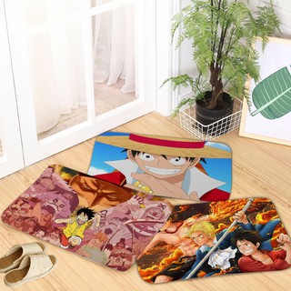 Thảm chùi chân chống trượt họa tiết hoạt hình One Piece