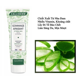 Kem Tẩy Tế Bào Chết Cho Da Mặt Từ Nha Đam Calliderm 150ML
