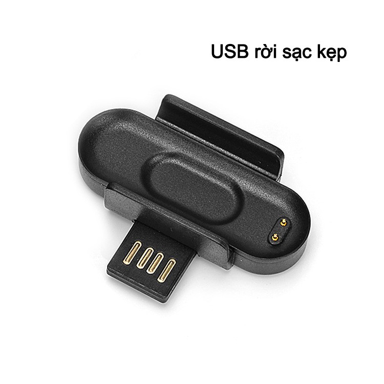 Đế sạc kẹp + USB sạc rời kẹp cho Xiaomi Miband 4