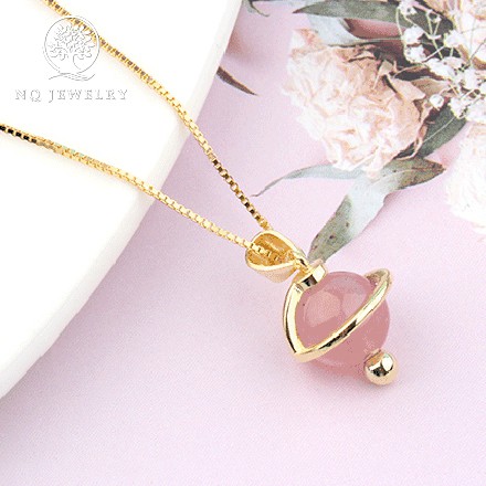 Charm bạc dùng gắn hạt làm mặt dây chuyền hình chuông doremon - NQ Jewelry