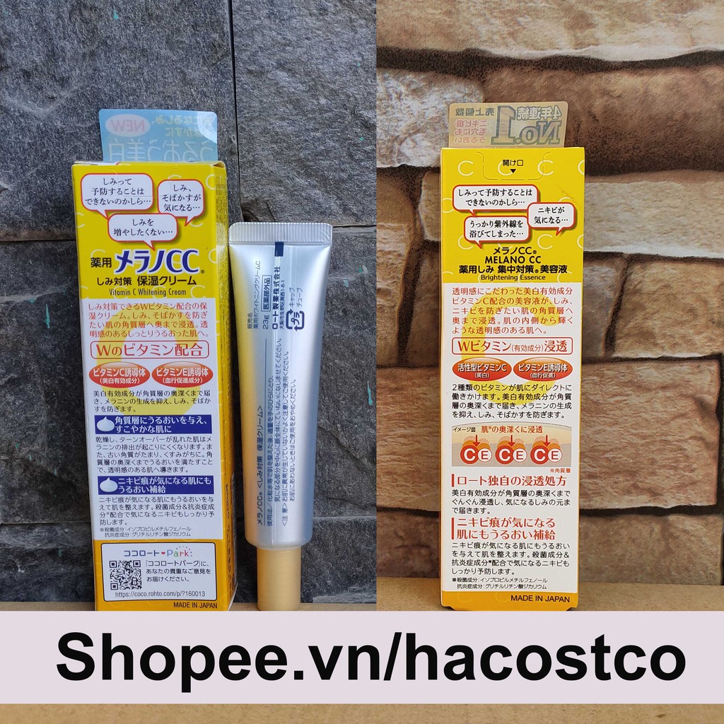 Kem dưỡng Serum Vitamin C Melano CC Rohto Nhật Bản 20ml | BigBuy360 - bigbuy360.vn