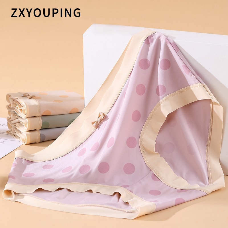 AOFEIQIKE AOFEIQIKE Quần Lót Lụa Mềm Không Đường May Thoáng Khí Size XL-3XL