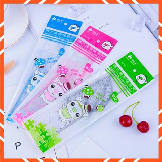 Bộ eke. Bộ 4 Thước Kẻ eke Siêu Cute