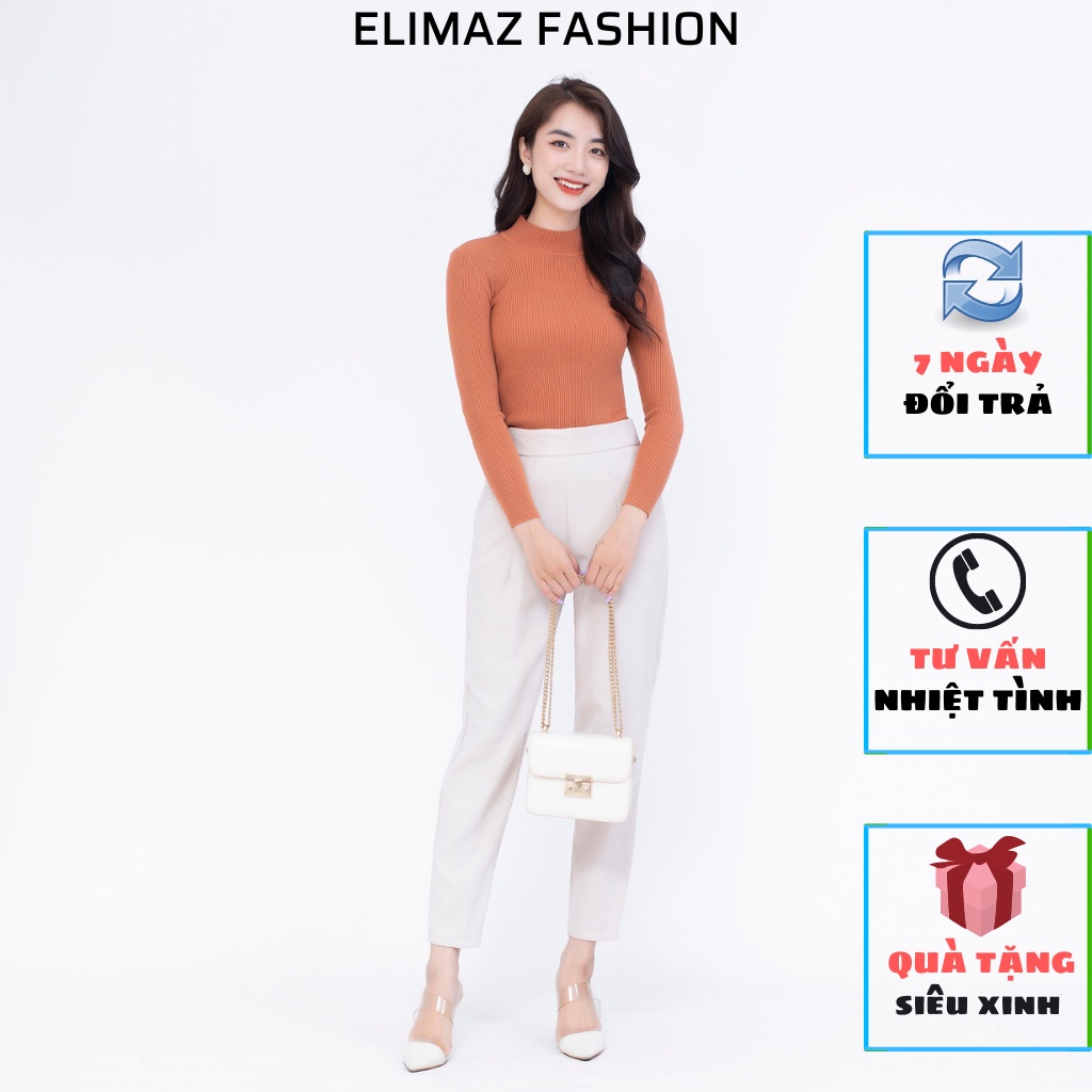 Áo len nữ Elimaz hàng freesize chất liệu len tăm cao cấp, co dãn 4 chiều mã EA20.169