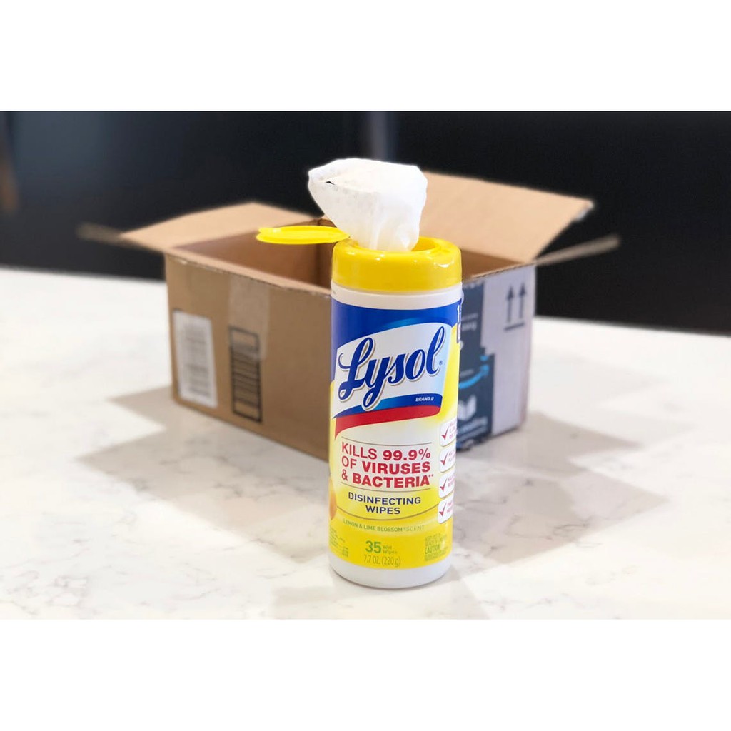 Khăn Lysol Disinfecting Wipes 35 tờ Mỹ