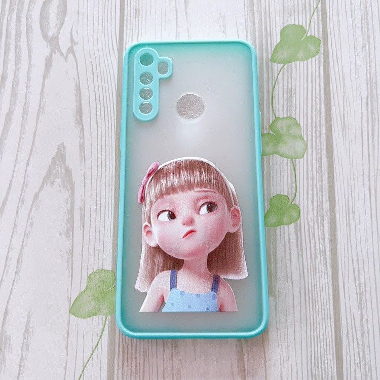 Ốp nhám viền cao su Realme 5/5i/5s/6i/C3