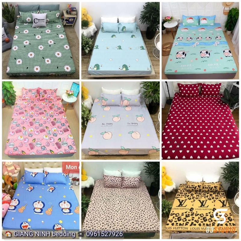 Ga gối cotton poly việt nam - loại1 tuyệt đối không nhăn không xù không phai màu, mềm mại và thấm hút mồ hôi tuyệt đối