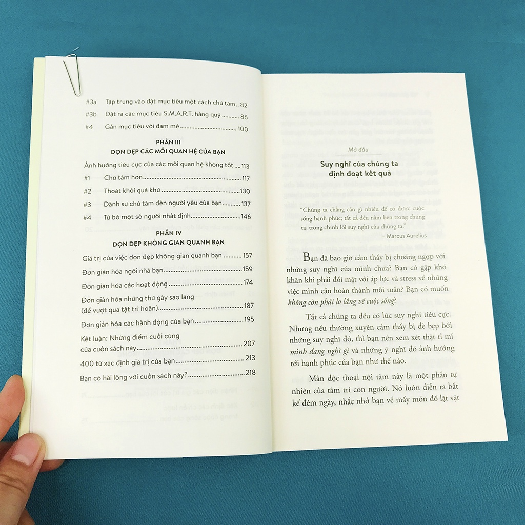 Sách - Tối Giản Tâm Trí - Phương pháp loại bỏ những bề bộn thường nhật ra khỏi căn nhà tinh thần của bạn