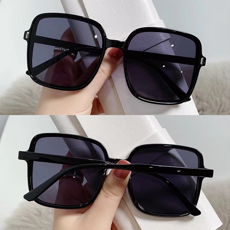 Kính Mát Gọng Vuông Màu Gradient Chống Tia UV Thời Trang