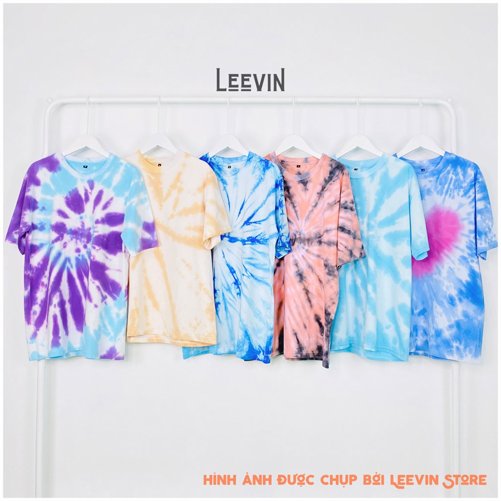 Áo phông loang màu tay lỡ - Leevin Store