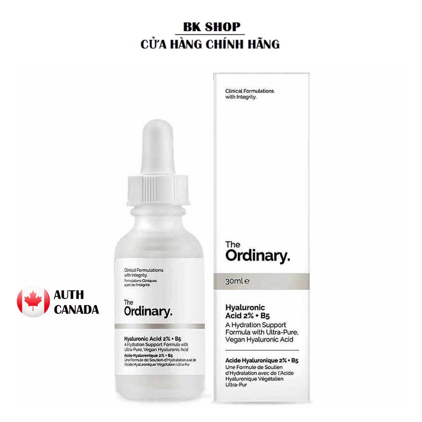 [Bản Canada] Tinh Chất Hyaluronic Acid 2% + B5 Serum The Ordinary Cấp Nước Phục Hồi Da