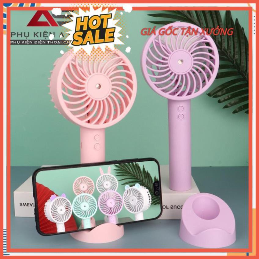 Quạt mini cầm tay phun sương tự động sạc pin USB | BigBuy360 - bigbuy360.vn