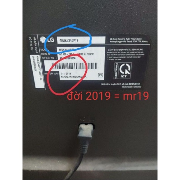 Remote điều khiển tivi LG mr20,mr19 tìm kiếm giọng nói ,