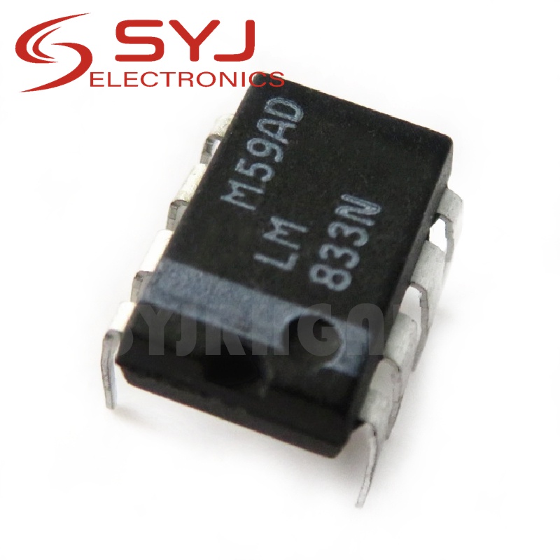 10 chiếc LM833N DIP8 LM833 DIP IC Còn hàng