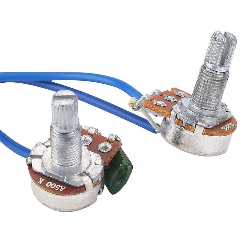 Bộ Dây Công Tắc 2T2V 3 Chiều 500K Thay Thế Cho Đàn Guitar Điện Les Paul LP