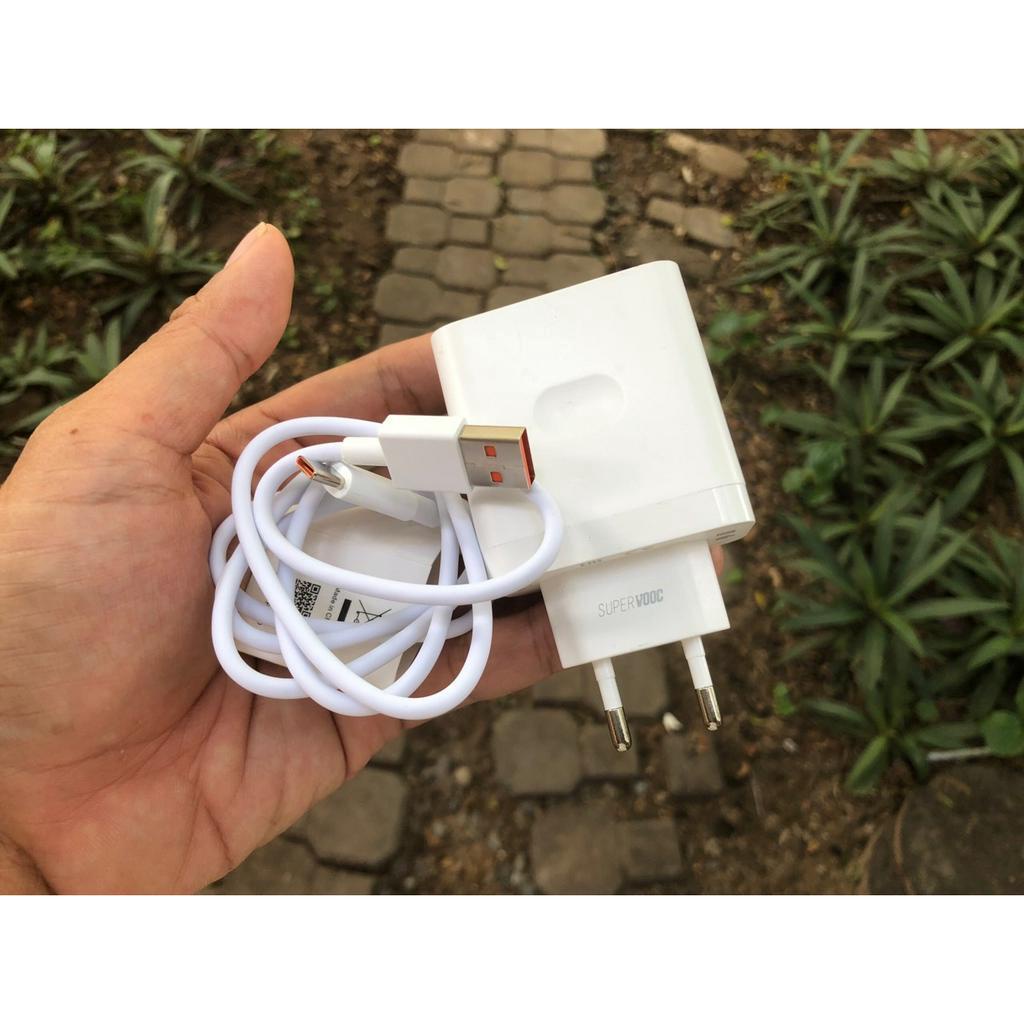 Bộ Sạc Siêu Nhanh Super Vooc  33W cho Oppo Reno 8 4G, 7Z, 7, 6Z, 4, A95, A94, A77s, A77, A76, A74, A57,