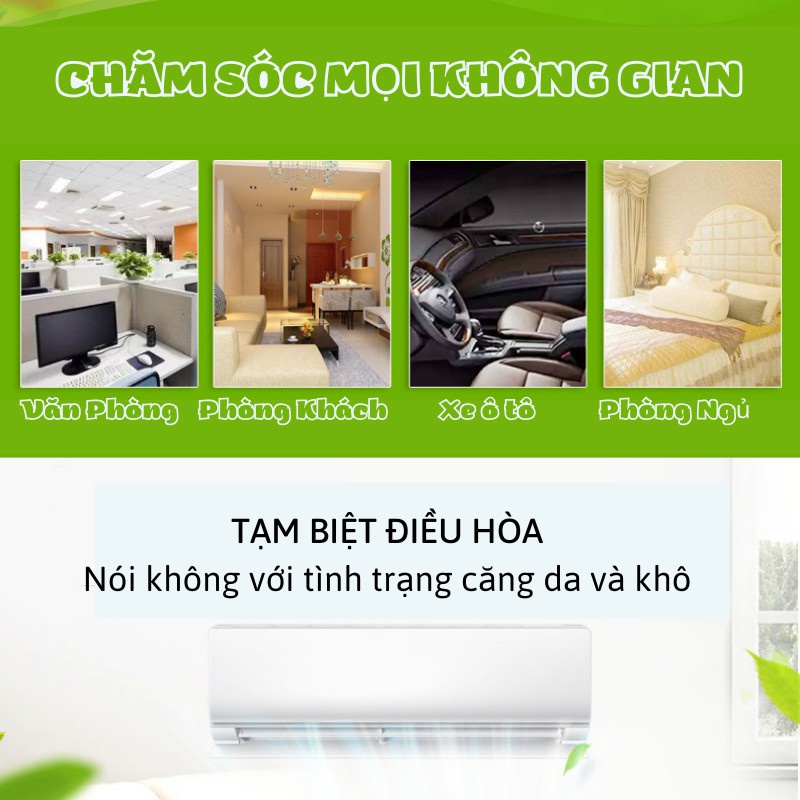 Máy Xông Tinh Dầu Vân Gỗ Cao Cấp Phun Sương Tạo Ẩm Chống Muỗi