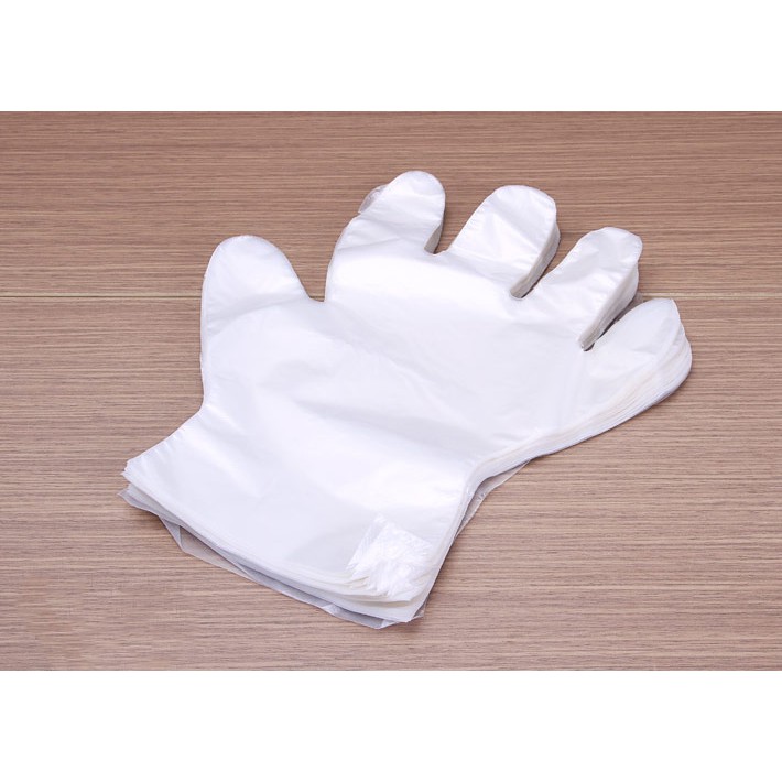 Bộ 50 găng tay nylon dùng một lần thích hợp để làm bếp