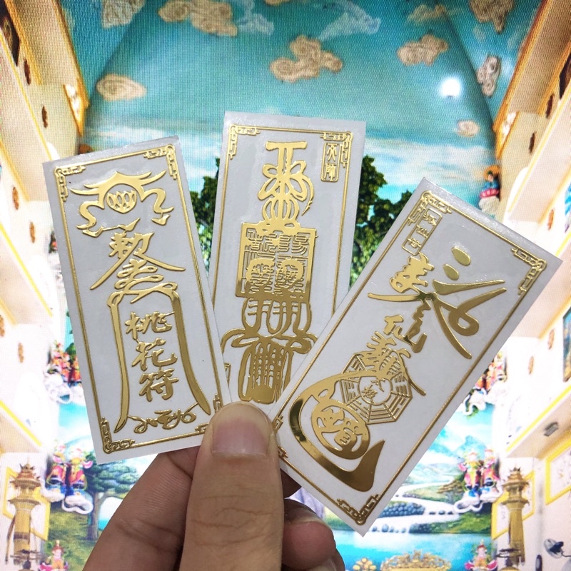 [Mã 2611DIENTU500K hoàn 7% đơn 300K] Combo200 miếng dán điện thoại tài lộc phù hợp phong thuỷ đẹp lung linh | BigBuy360 - bigbuy360.vn