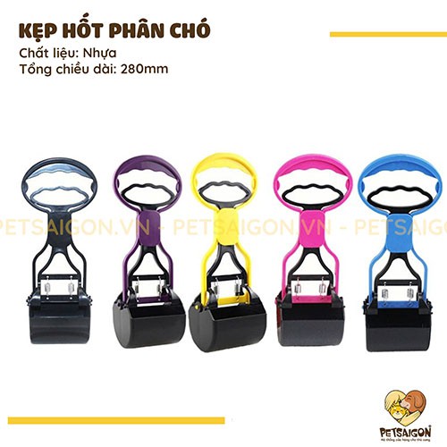 KẸP NHỰA GẤP DỌN PHÂN CHO CHÓ.
