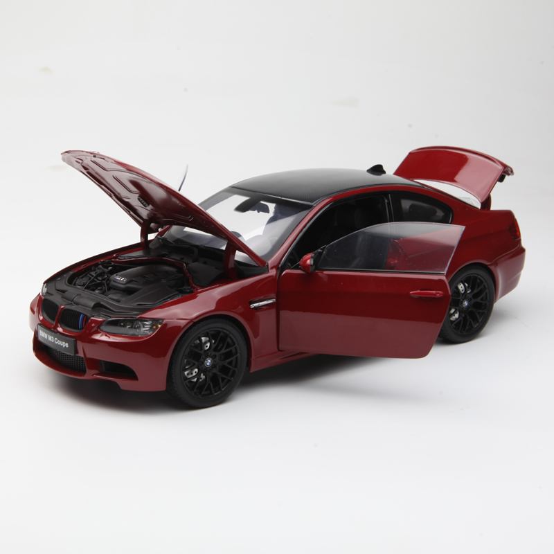 Mô hình xe hơi hoàn toàn hợp kim phiên bản quốc tế Coupe E92, mẫu xe M3 BMW 1:18, Kyosho keihan