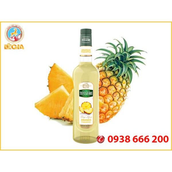 SIRO TEISSEIRE THƠM - TEISSEIRE PINEAPPLE SYRUP