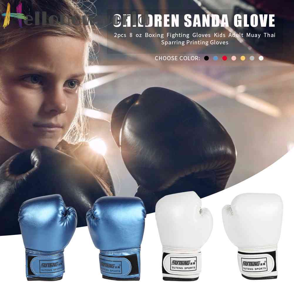 Set 2 Găng Tay Boxing Da Cho Bé