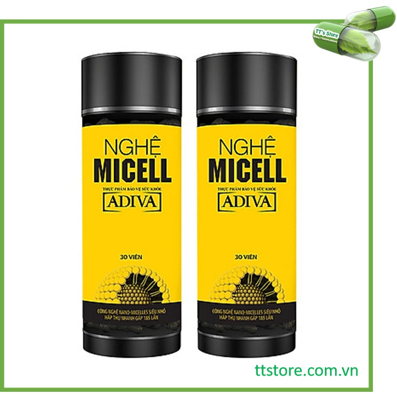 [Date mới nhất] Nghệ Micell Adiva - Nghệ viên uống Nano curcumin [Adiva collagen, micel, micelle]