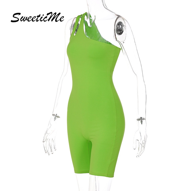 Áo liền quần Thể Thao SweeticMe Màu Trơn Dáng Ôm Nâng Hông Thời Trang Cho Nữ