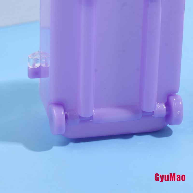 Va Li Du Lịch Bằng Nhựa Mini Trang Trí Nội Thất Cho Nhà Búp Bê