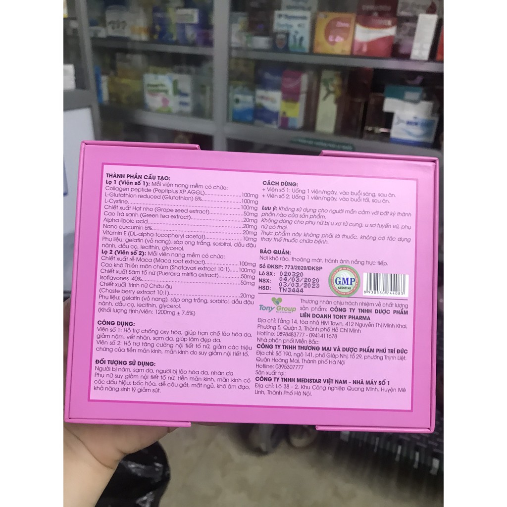Viên uống trắng da ❤️CHÍNH HÃNG👍 Beauty Queen Collagen Sâm Tố Nữ ❤️chống lão hóa điều hòa nội tiết tố, hỗ trợ làm đẹp da | BigBuy360 - bigbuy360.vn