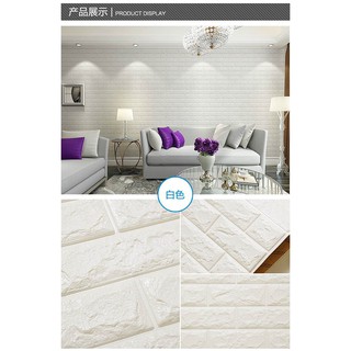 Xốp dán tường màu trắng giá chỉ 39.000/tấm