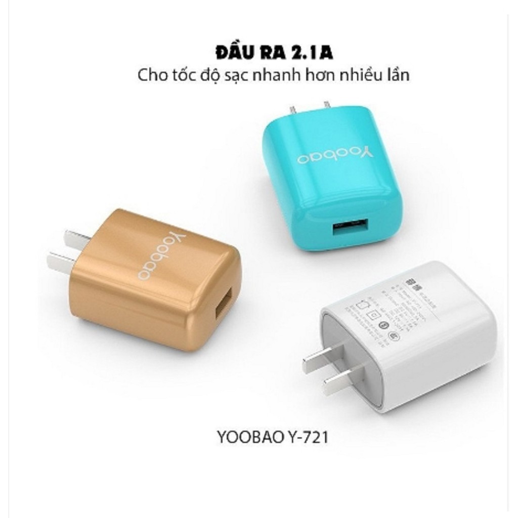 Củ sạc yoobao Y721 chính hãng