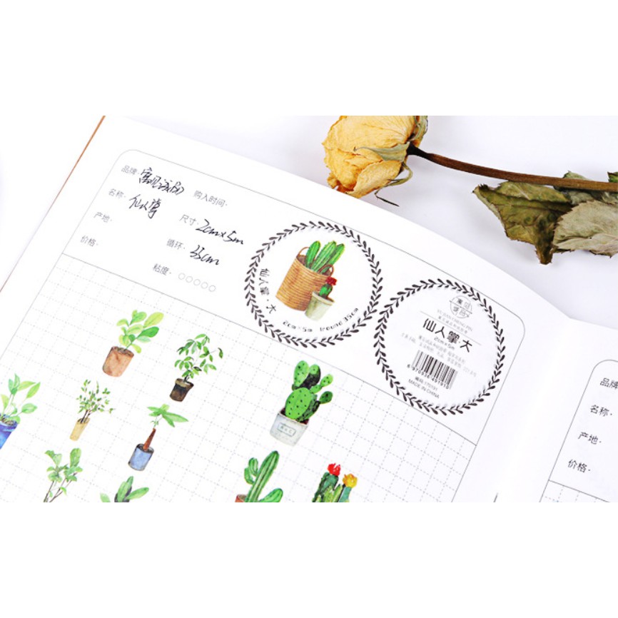 Sổ minh họa washi tape