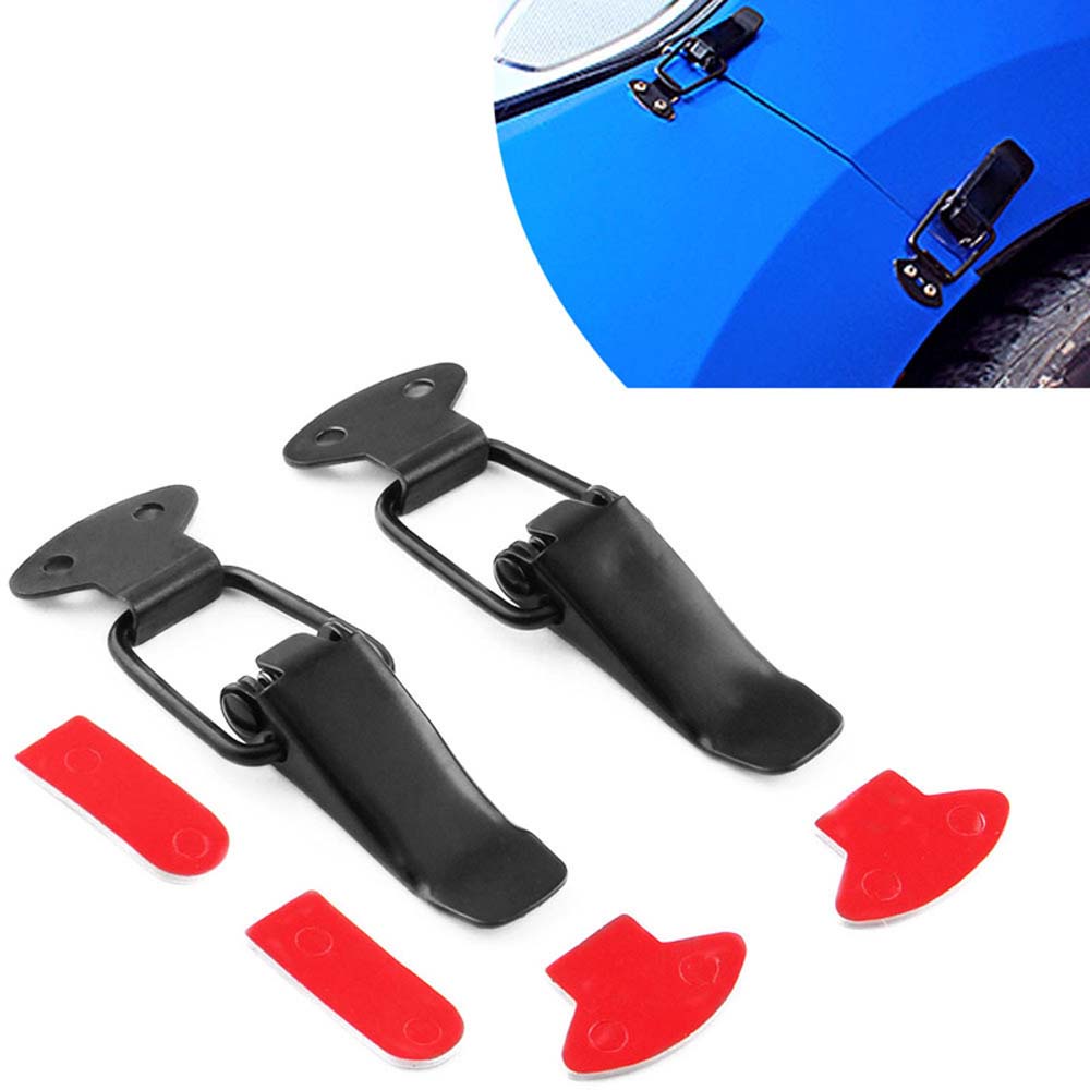 Set 2 Kẹp Khóa Mui Xe Tháo Lắp Nhanh Cho HKS MoMo Mugen Racing