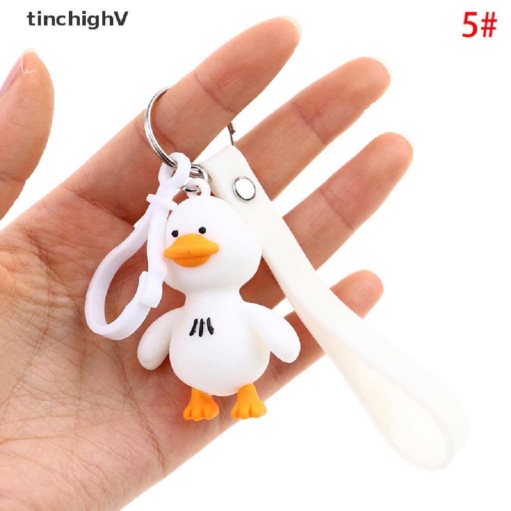 Móc Khóa Hình Chú Vịt Vàng Hoạt Hình Đáng Yêu