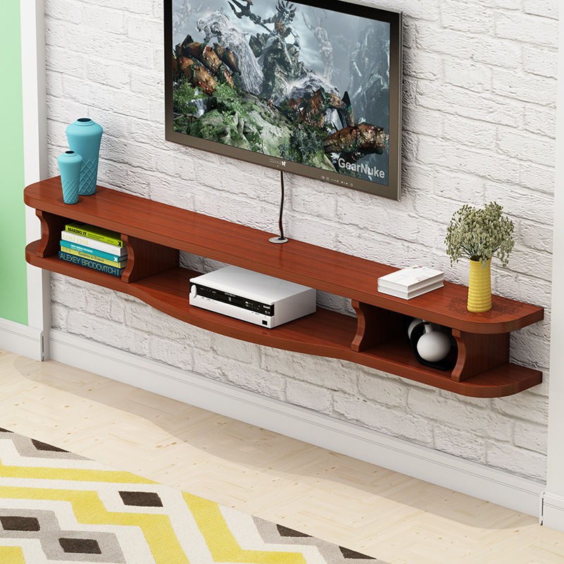 Mới đơn giản hiện đại tủ tv treo tường phòng khách, ngủ nhỏ set-top box router kệ phân vùng