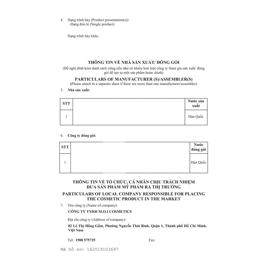 Son Thỏi Love M.O.I Limited Edition Hồ Ngọc Hà