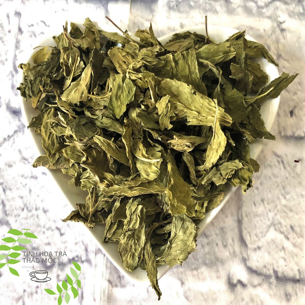 (ảnh thật + video) Trà bạc hà - Lá bạc hà sấy khô làm thuốc, đắp mặt 1 lọ