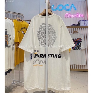 🦊 Áo thun áo phông unisex MẢKSTING form rộng vải cotton dày