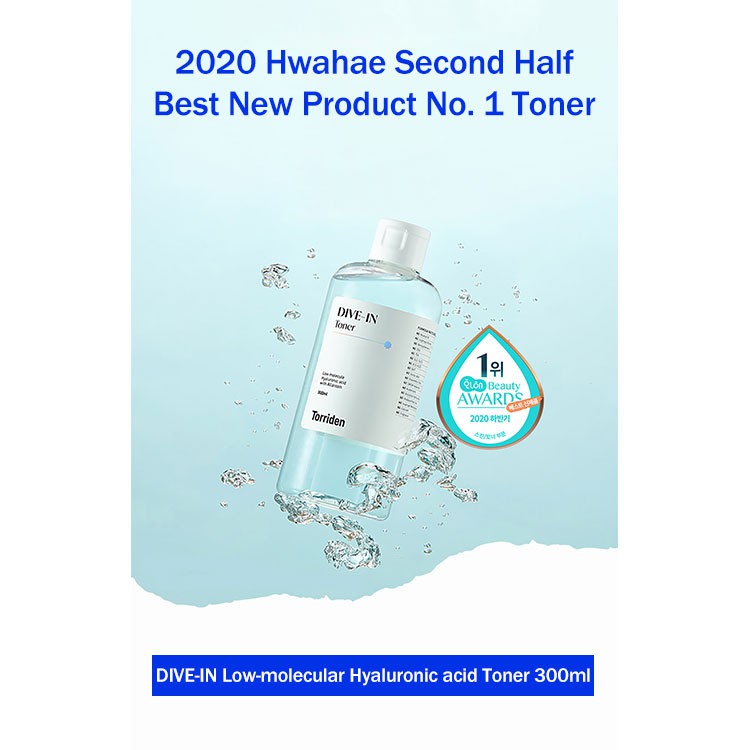 Toner Hyaluronic Acid Dưỡng Ẩm Làm Sáng Da 300ml