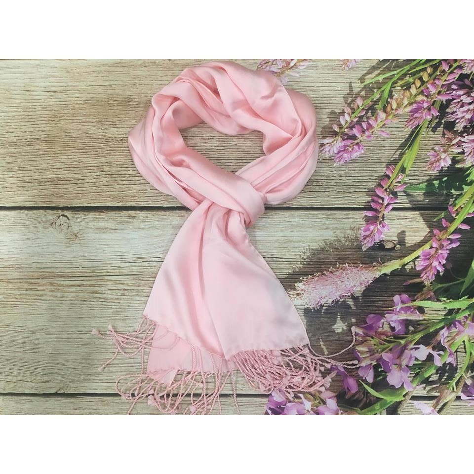 Khăn Lụa SenSilk Luxury Hồng