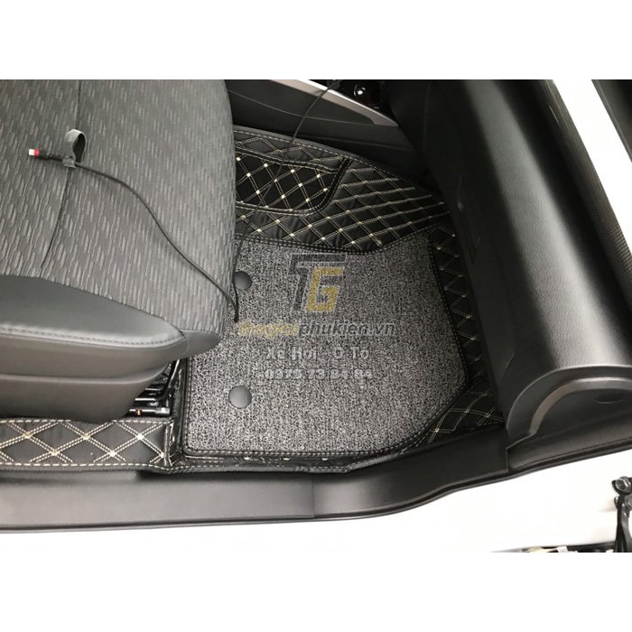 Suzuki XL7 - Trọn bộ lót cốp full thành và lót sàn da 6D cho Xe hơi, Ô tô