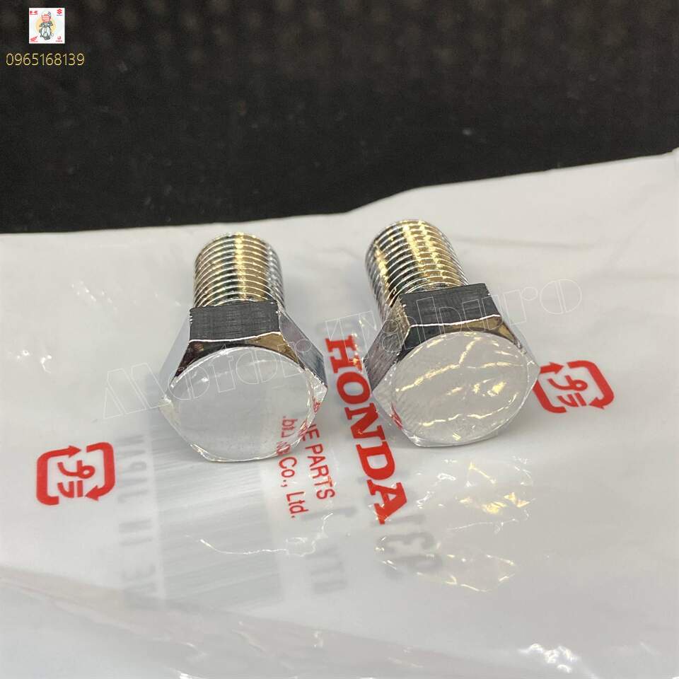 Ốc 10 li dài 2cm, xi bóng, gắn đầu phuộc Win 100