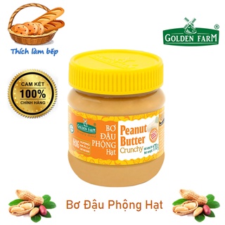 🌸 Bơ đậu phộng hạt 🌸 170-340 gram 🌸 Golden Farm 🌸 Thích làm bếp 🌸 Thơm ngon bổ dưỡng tiện lợi 🌸